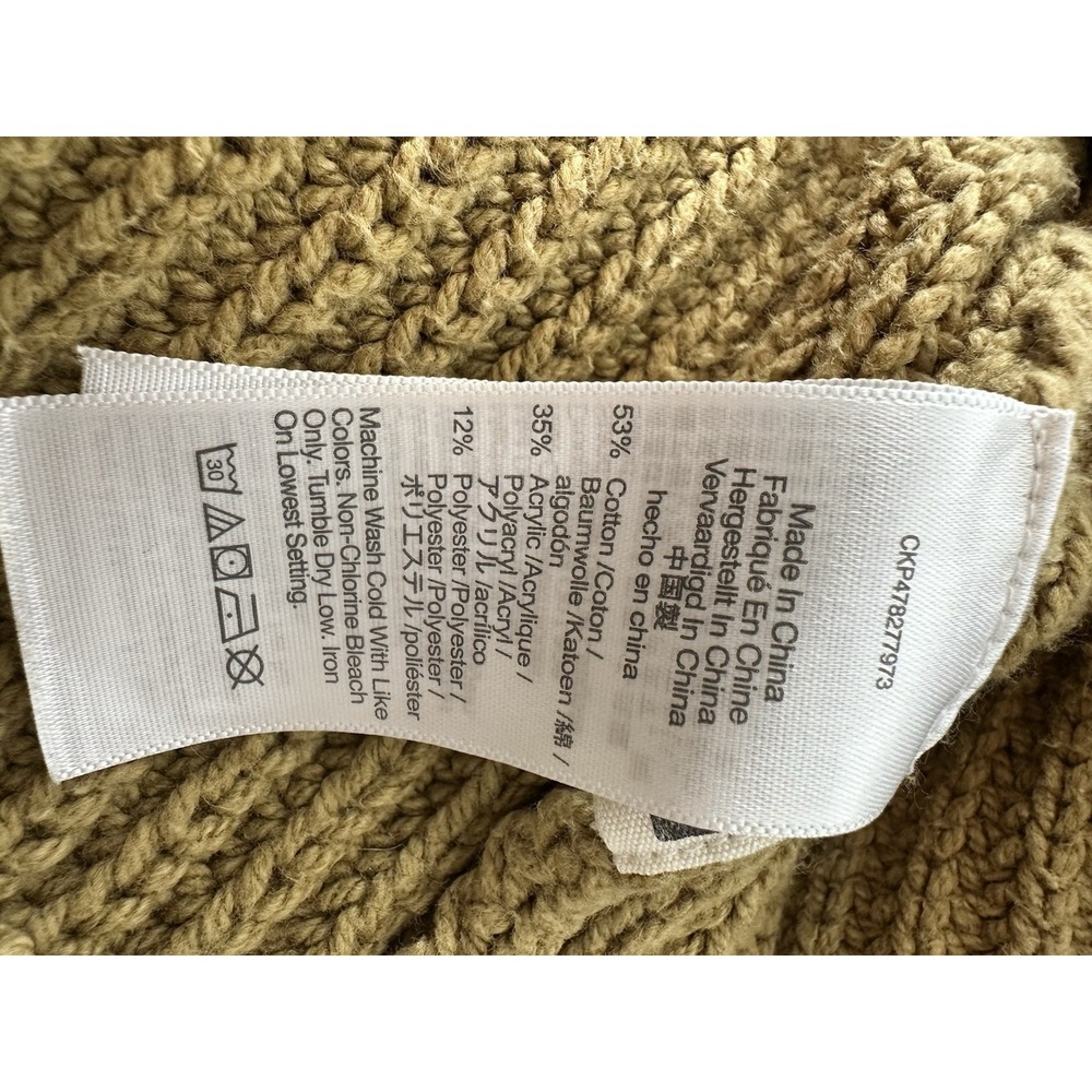 Madewell Cardigan Sweater Women Medium Knit Oversized Slouchy Preppy Button - Picture 4 of 8